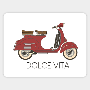 Dolce Vita Scooter Black Sticker